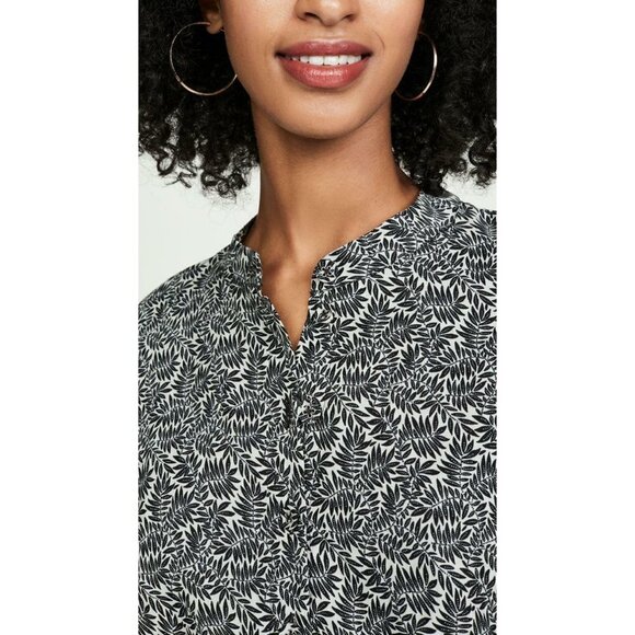 Rebecca Minkoff Women's Ollie Botanical Print Mini Dress Black Multi Siz… - Picture 3 of 8